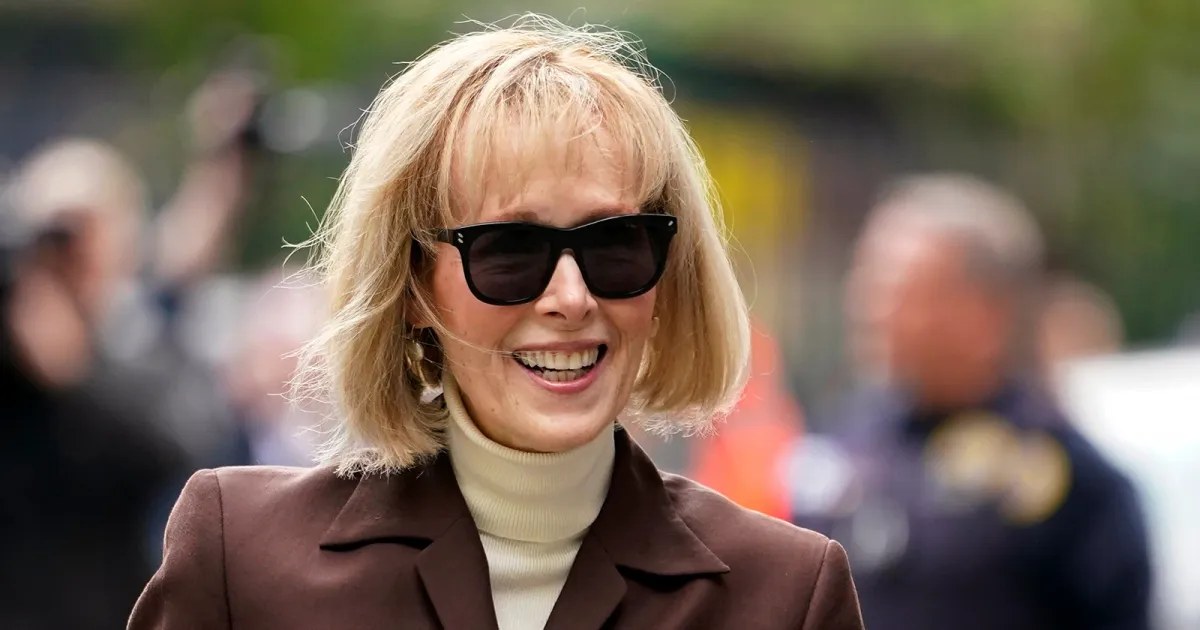 E. Jean Carroll arrives at Manhattan federal court on May 9, 2023, in New York City.