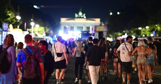 A van drives into the crowd at Berlin's Christopher Street Day