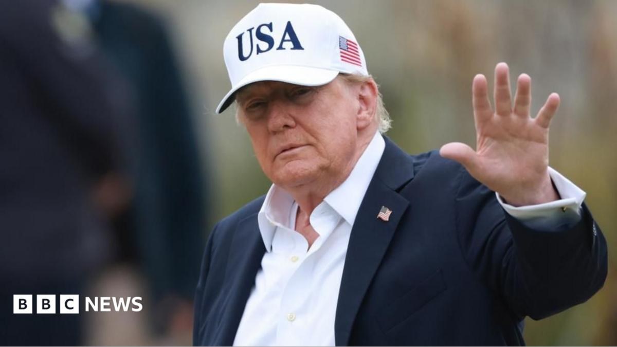 A day after AI chiefs urge a slowdown, Trump says whoever wins AI wins